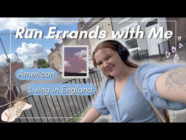 VLOG: Run Errands with Me and My Assistance Dog as an American living in England!