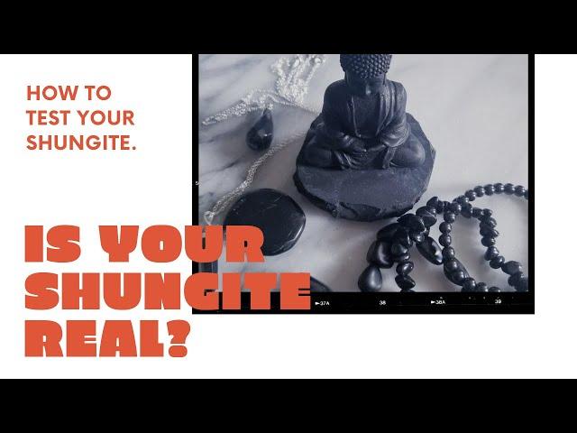 Is Your Shungite Real Shungite ? | How to Test Your Shungite | Crystal For Beginners