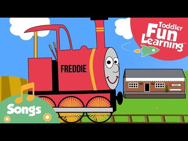 Down At The Station | Train song for toddlers | Toddler Fun Learning