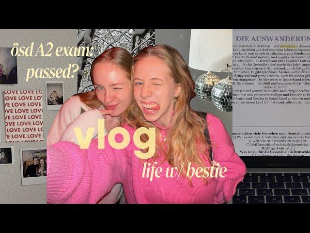 first weeks in moscow | living w/ bestie & german exam prep