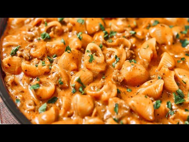 I have never eaten such delicious creamy pasta! Easy, quick and very tasty