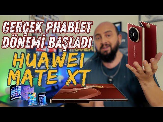 Huawei Mate XT özellikleri! Phablet Dönemi Resmen Başladı! #huaweimatext #foldablephones #matext