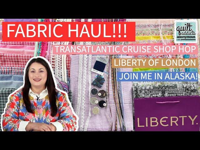  Unpacking My Transatlantic Fabric Haul + Big Announcement: 2025 Alaskan Quilting Cruise! 