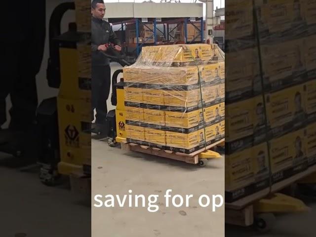New design, riding electric pallet jack, warehouse equipment construction machinery