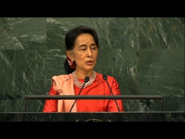 Aung San Suu Kyi addresses Rakhine state troubles at UN Assembly