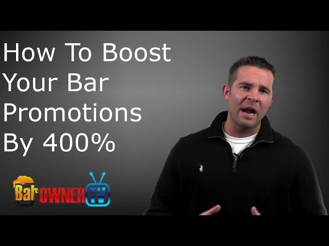 Boost Your Bar Promotions By 400% Using This Brand New Marketing Strategy