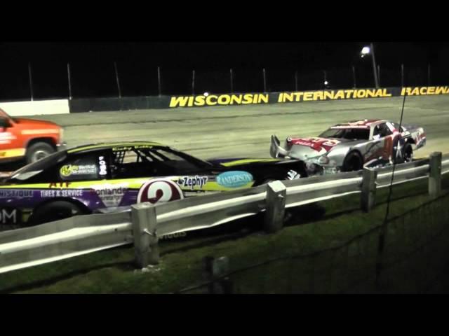 Blue Race Crash - Wisconsin International Raceway