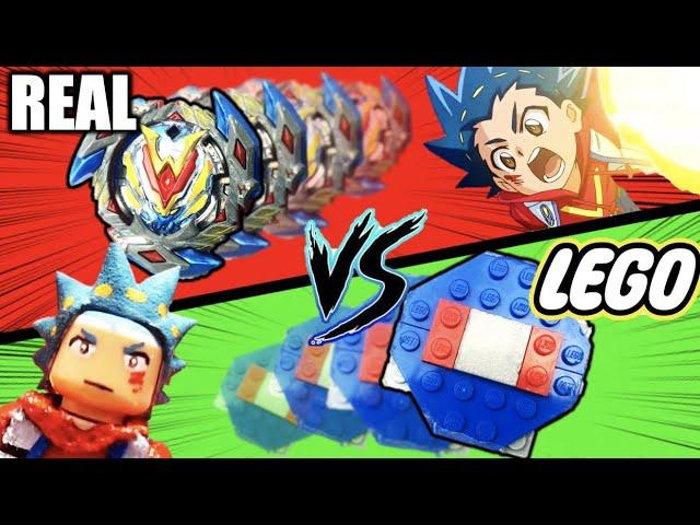 LEGO Beyblade VS REAL Beyblade