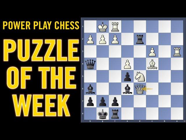 Chess puzzle of the week - Black to play | Bethke vs Gukesh 2020