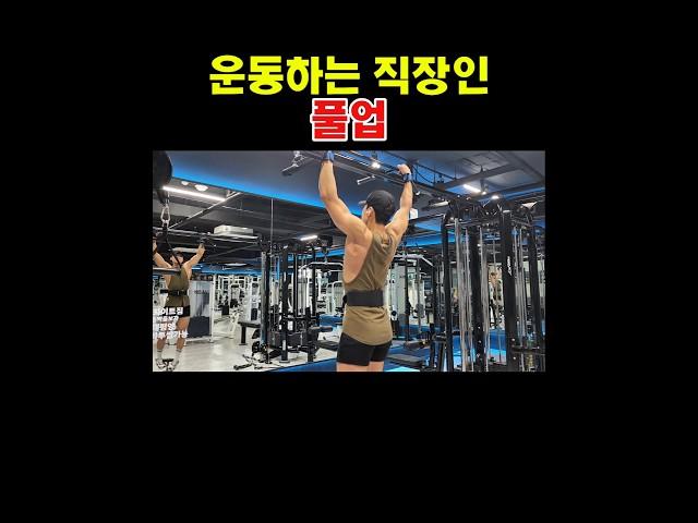 운동하는 직장인 풀업 #운동하는직장인 #등운동 #풀업