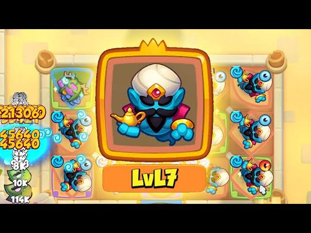 HOW TO PLAY GENIE RUSH ROYALE 2024 ! | RUSH ROYALE TUTORIAL BEST DECK