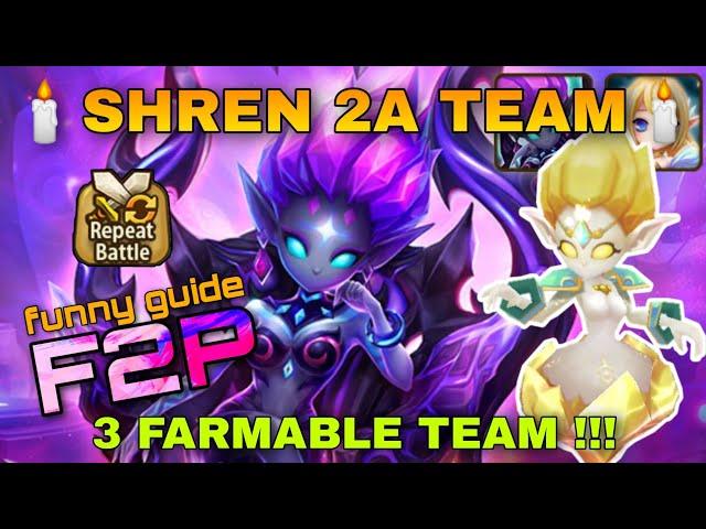 F2P SHREN 2A FARMABLE TEAM SUMMONERS WAR