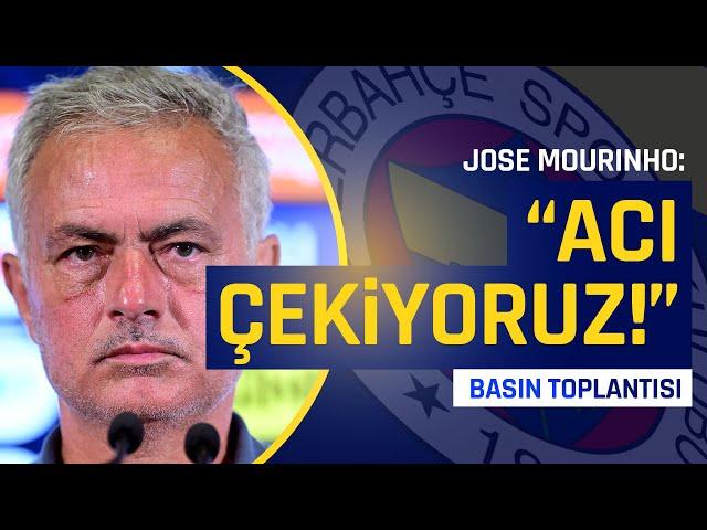  Jose Mourinho & Sofyan Amrabat Basın  Toplantısı | Fenerbahçe - Union Saint-Gilloise Maçına Doğru