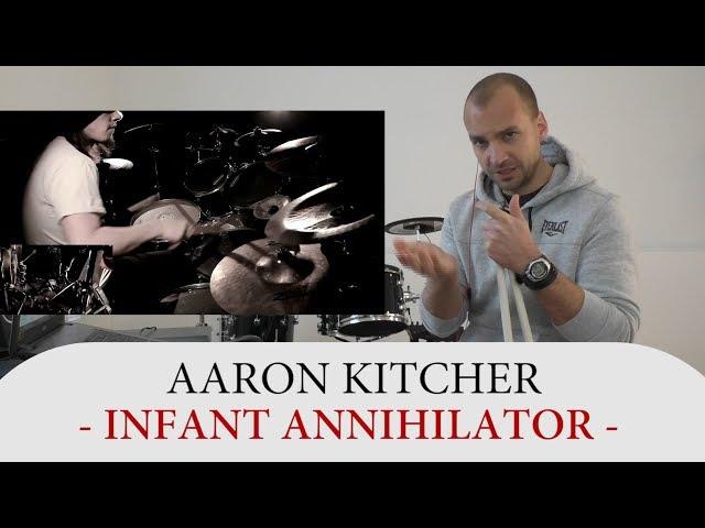 Drum Teacher Reacts to Aaron Kitcher  - Drummer of Infant Annihilator