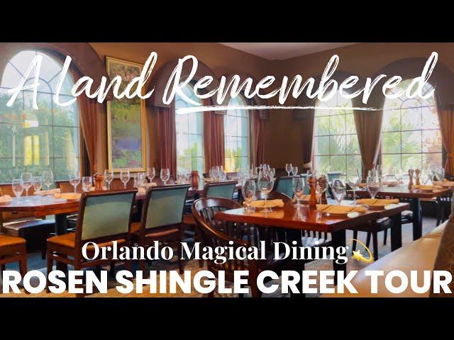 A Land Remembered at Rosen Shingle Creek plus resort tour!