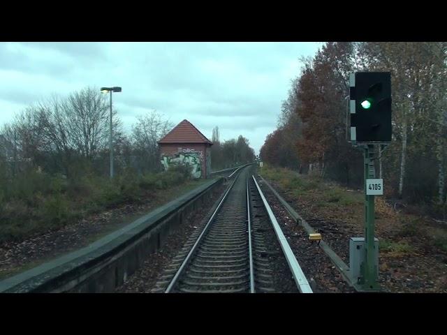 Führerstandsmitfahrt S-Bahn Berlin S1 Gesundbrunnen - Oranienburg