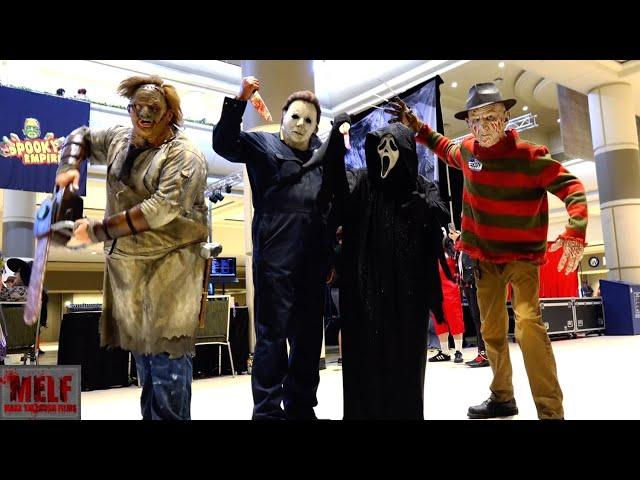 HORROR ICONS TAKE COMIC CON! Ft. Jason Voorhees, Freddy Krueger, Michael Myers, Spooky Empire - MELF