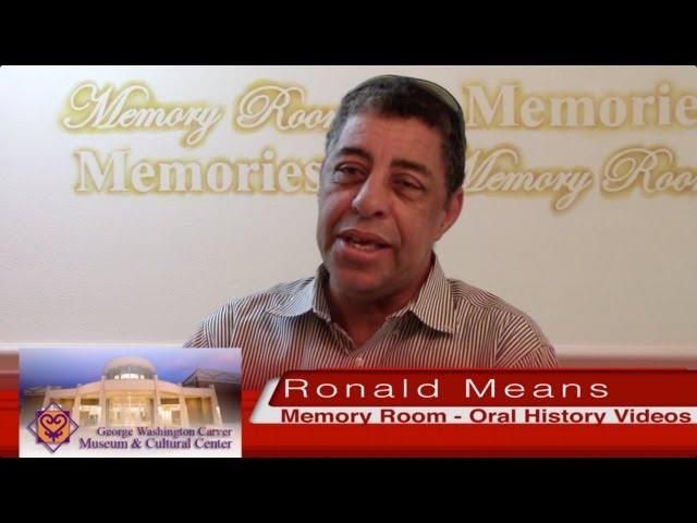 Ronald Means -  Memory Room - Oral History Video