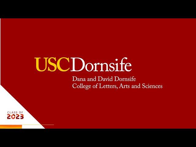 USC Dornsife 2023 Commencement Ceremony #1