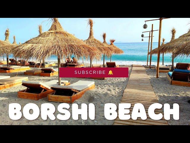 BORSH BEACH ALBANIA ️  Një nga plazhet më të bukura #subscribe #albania #beach #summer2024