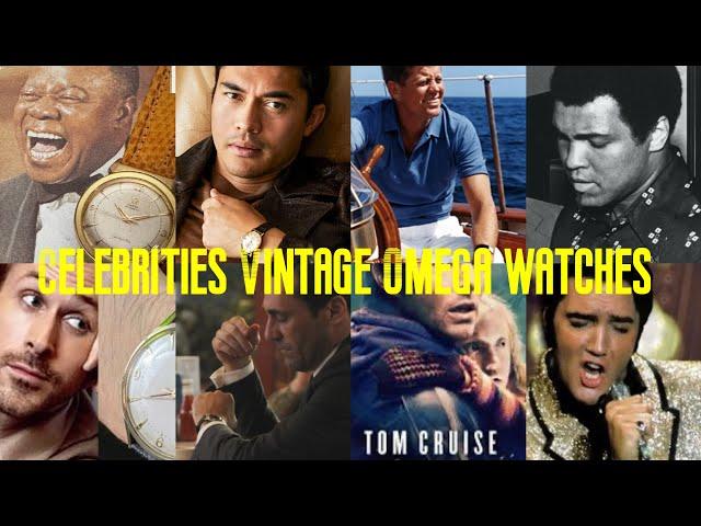 Celebrities Vintage Omega Watches - Ryan Gosling, Muhammad Ali, Louis Armstrong, Tom Cruise, & More