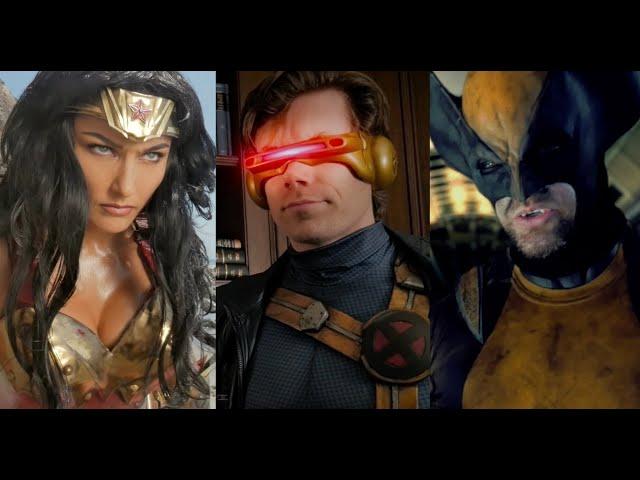 LIVE ACTION X-MEN! WOLVERINE vs WONDER WOMAN