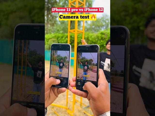 iPhone 11 pro vs iPhone 12 camera  | #iphone11pro #iphone12 #youtubeshorts