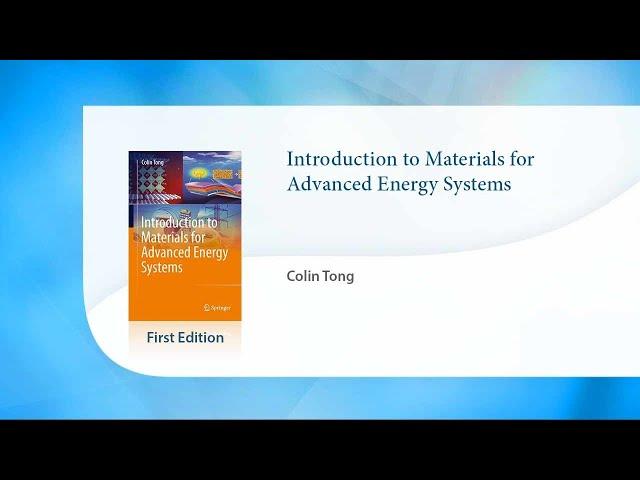 Introduction to Materials for Advanced Energy Systems