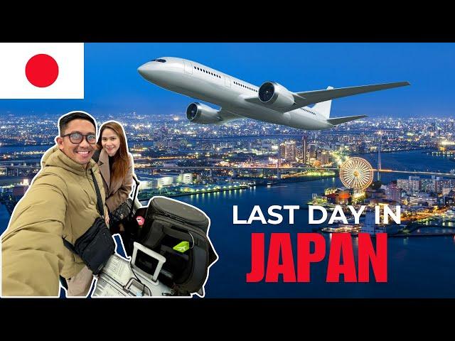 Flying from Osaka to Manila! Our last day in Japan.