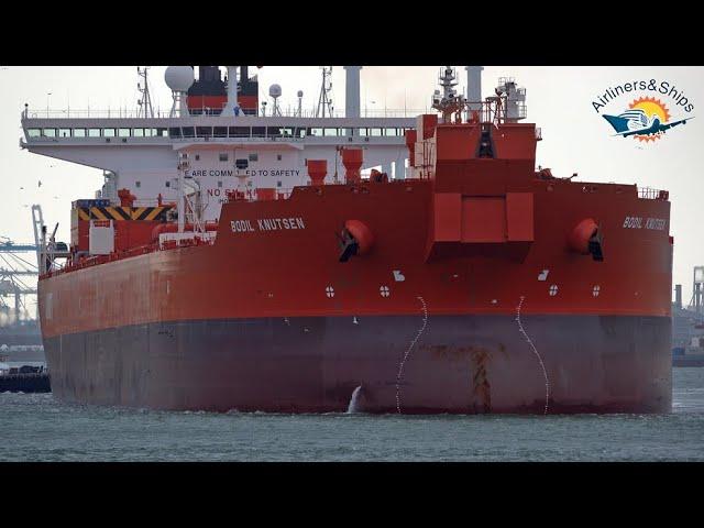 GIANT SHIPS at ROTTERDAM Port - 4K SHIPSPOTTING January 2022