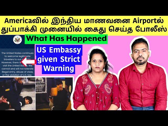 US Embassy issued Strict Warning to All Visa Holders | Indian Student Deported from USA Viral Video