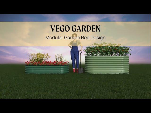 Vego Garden Modular Design Metal Raised Garden Beds