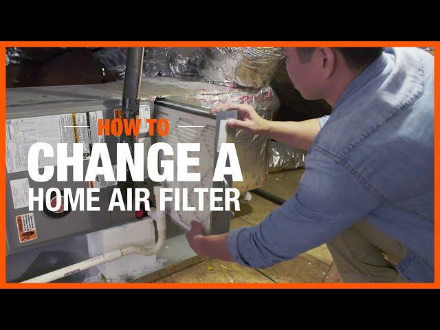 How to Change a Home Air Filter | The Home Depot