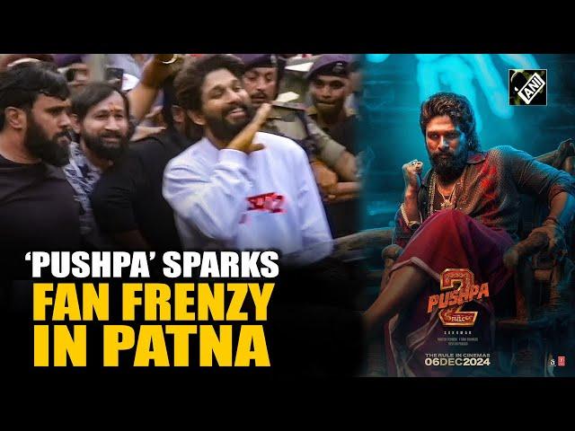 ‘Pushpa 2’ trailer launch: Allu Arjun and Rashmika Mandanna arrive in Patna