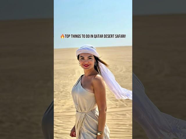 Top Things to Do in Qatar Desert Safari! #qatar #desertsafari