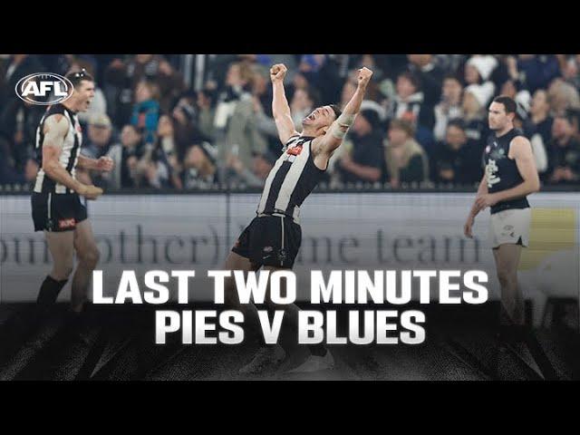 Last Two Minutes: Collingwood v Carlton | Round 21, 2024 | AFL