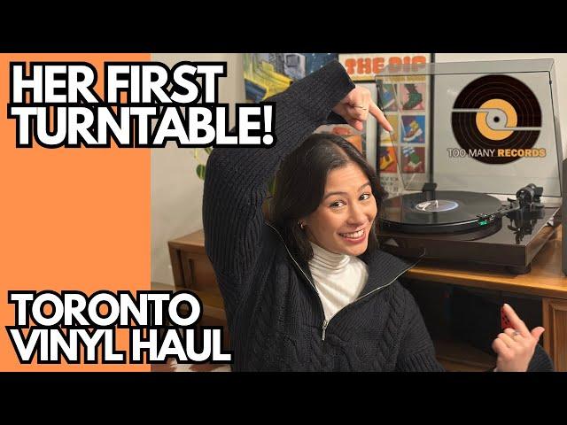 Surprising My Friend With Her First Turntable | Toronto Vinyl Finds!