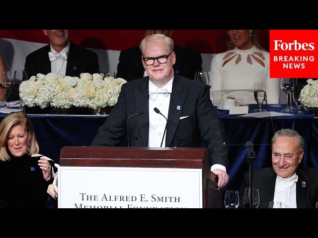 FULL REMARKS: Jim Gaffigan Shows No Mercy To Democrats Or Republicans At 2024 Al Smith Dinner