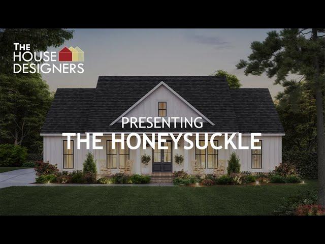 Affordable Ranch Farmhouse Plan 3D Tour: The Honeysuckle | THD-8859