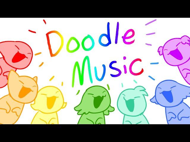 Doodle Music but the colors are sentient