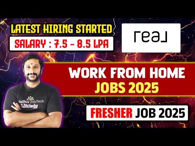 Real is Hiring | Permanent Work from Home jobs | Fresher jobs | #job #workfromhomejobs #real #job