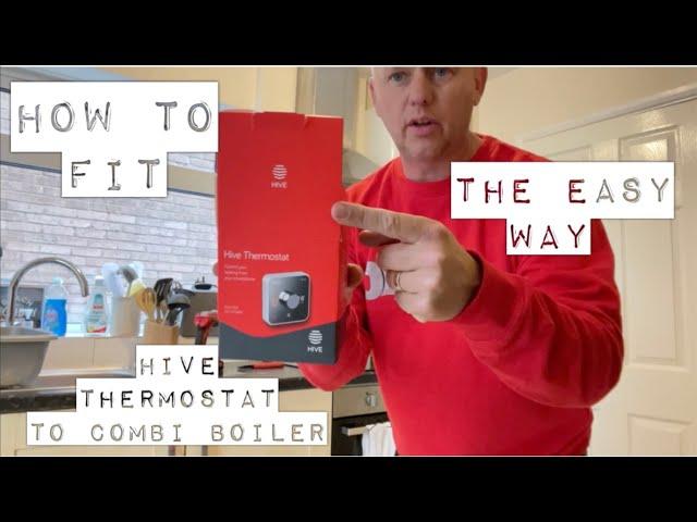 Fitting A Hive Thermostat To A Glow Worm Combi Boiler, The Easy Way. Save On Gas.