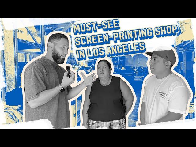 Jaze's Print - Screen Printing Shop Interview in Los Angeles