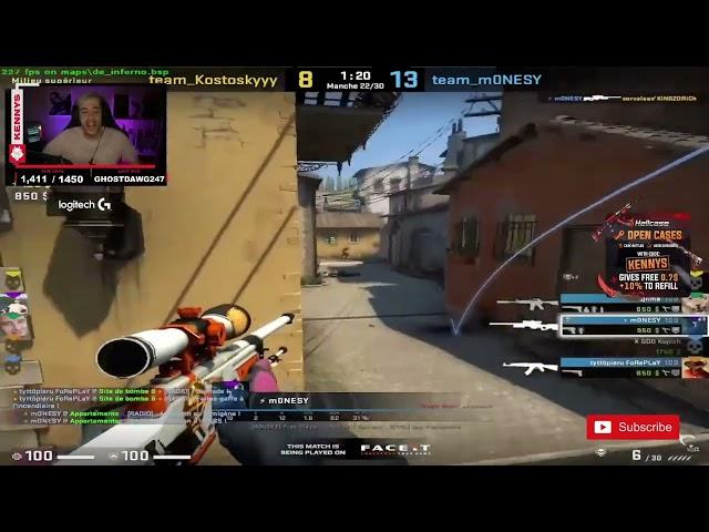 CSGO - Kennys reacts to m0NESY