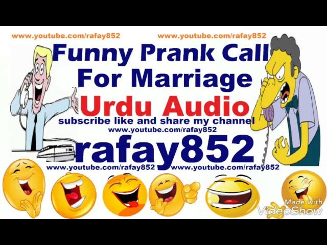 Funny Bangalore Urdu Prank Call For Marriage ! Funny Bangalore urdu audio clip !  @rafay852