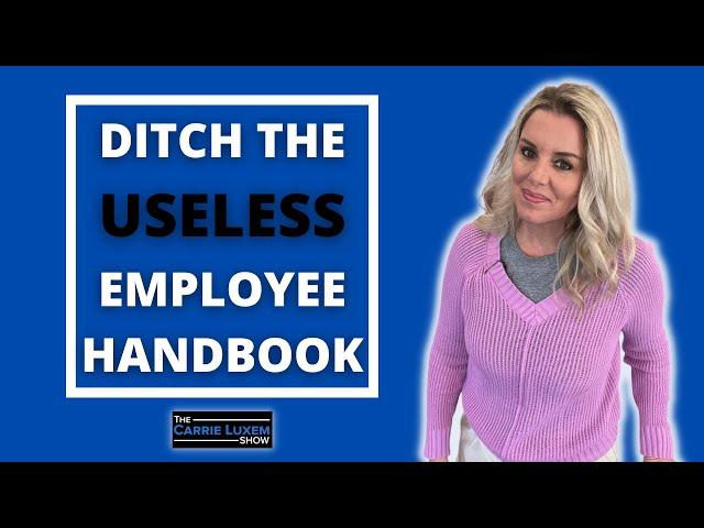 How to Create an Employee Handbook that is actually USEFUL!