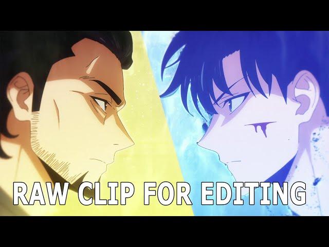 Goto Ryuji Vs Sung Jinwoo RAW I Clips For Edits I Solo Leveling Season 2 Episode 10