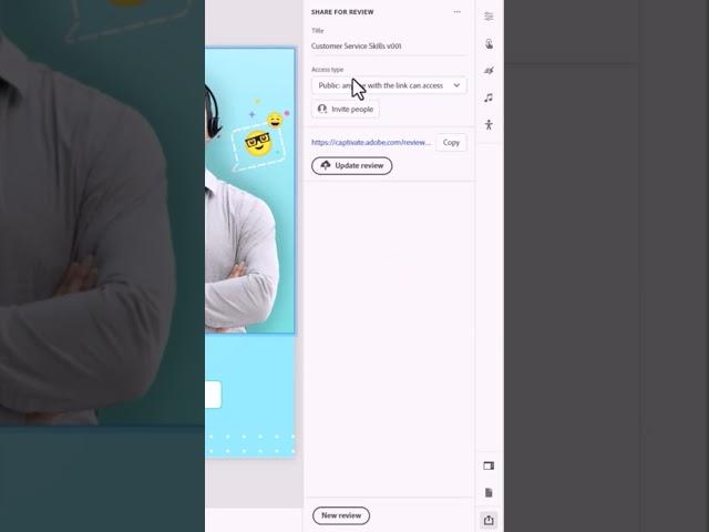 All-New #AdobeCaptivate #AdobeLearningSummit2024 - Share for Review #HowToCaptivate