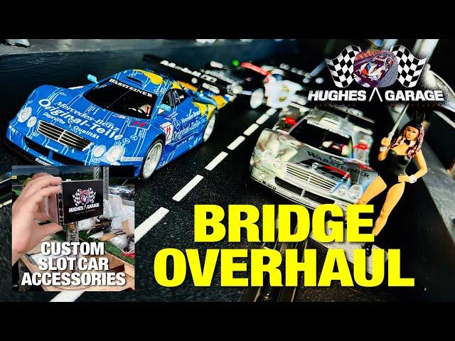 Scratch Build Bridge Overhaul + Custom Slotcar Accessories Ep52 #cars #slotcars #scalemodel #racing