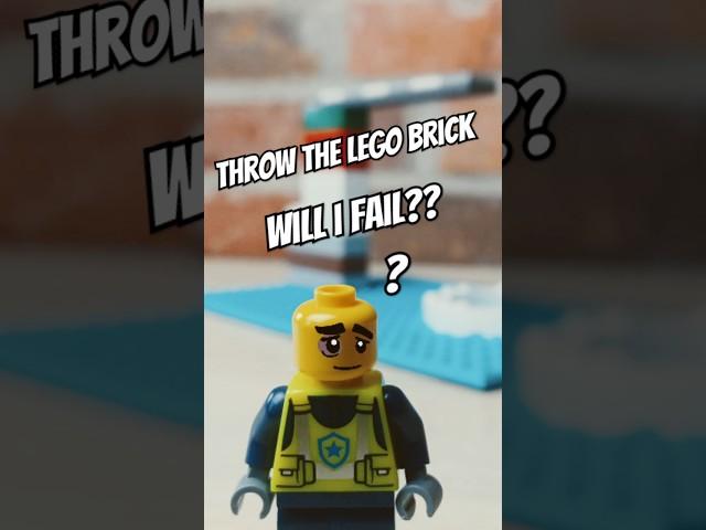 Throw the lego brick.. #stopmotion #lego #legobricks #legos #funny #animation #legostopmotion